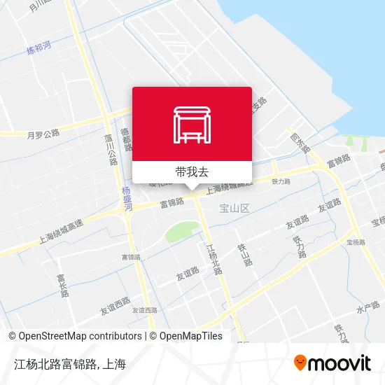 江杨北路富锦路地图