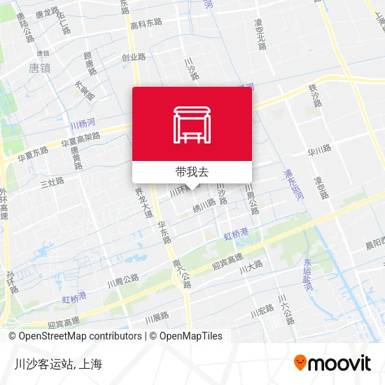 川沙客运站地图