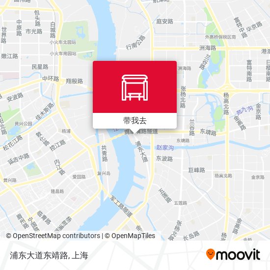 浦东大道东靖路地图