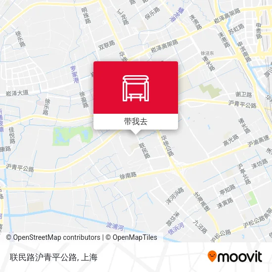 联民路沪青平公路地图
