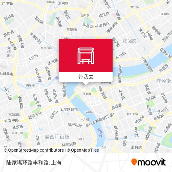 陆家嘴环路丰和路地图