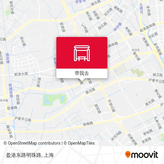 盈港东路明珠路地图