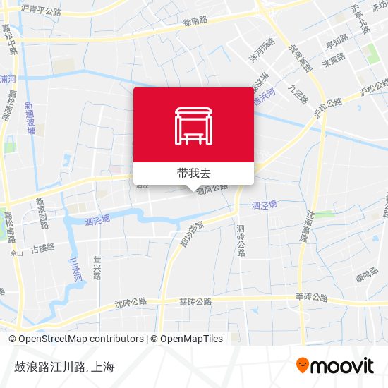 鼓浪路江川路地图