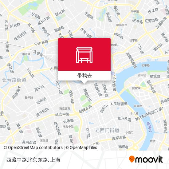 西藏中路北京东路地图