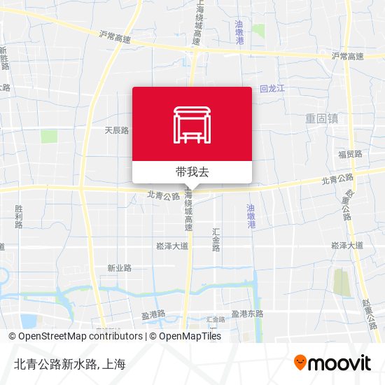 北青公路新水路地图
