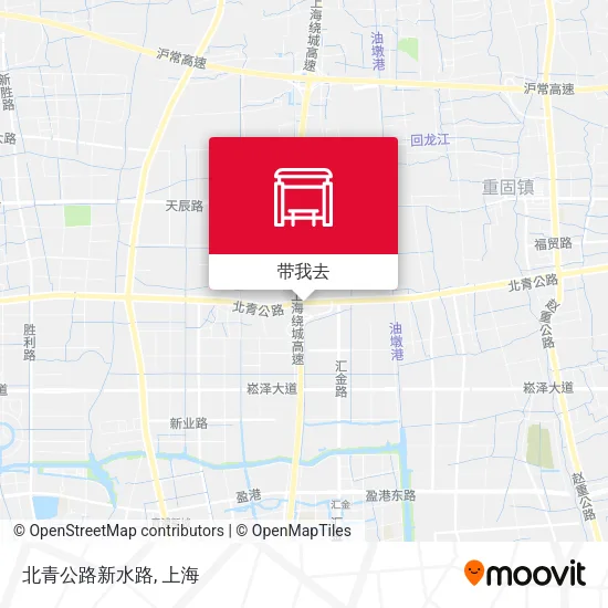 北青公路新水路地图