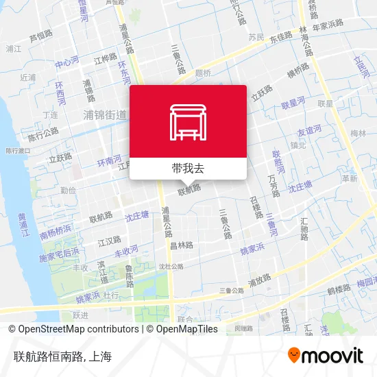 联航路恒南路地图
