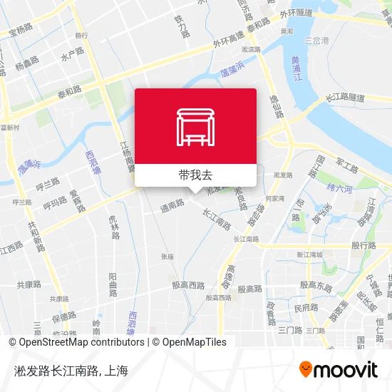 淞发路长江南路地图