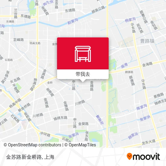金苏路新金桥路地图