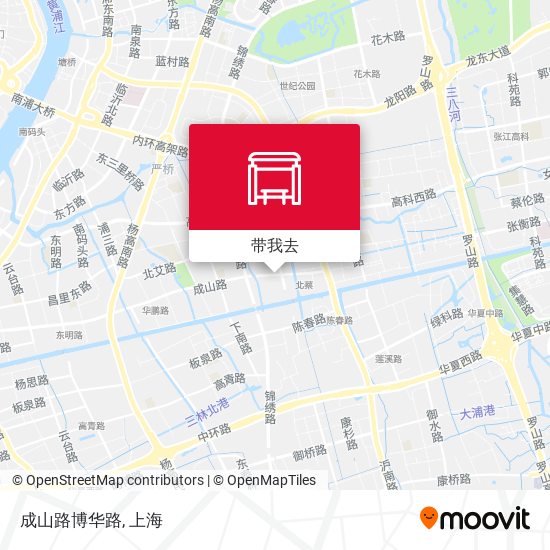 成山路博华路地图