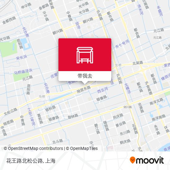 花王路北松公路地图