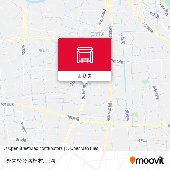 外青松公路杜村地图