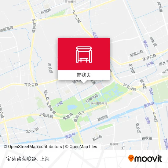 宝菊路菊联路地图