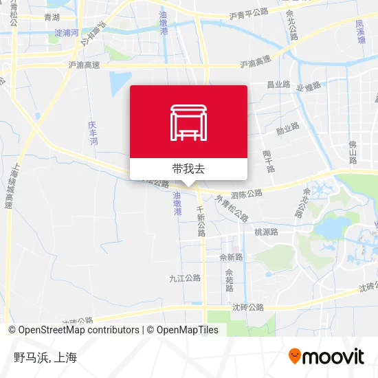 野马浜地图
