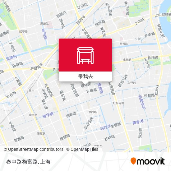 春申路梅富路地图