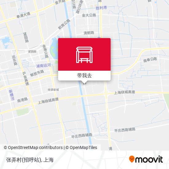 张弄村(招呼站)地图