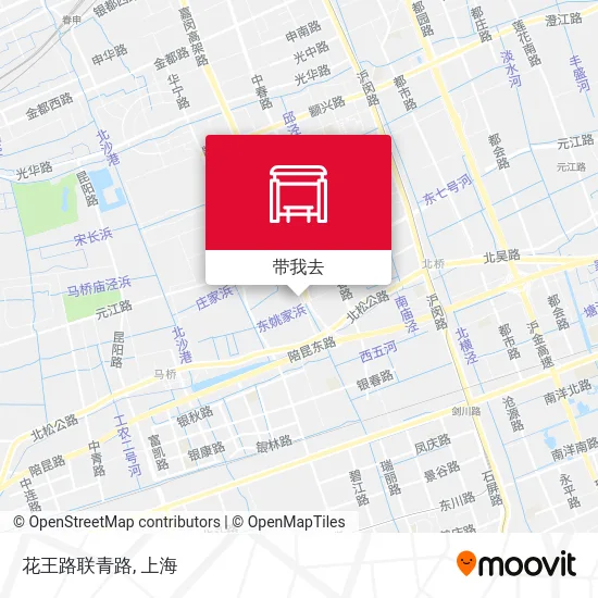 花王路联青路地图