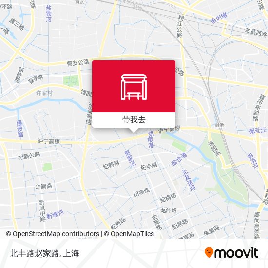 北丰路赵家路地图
