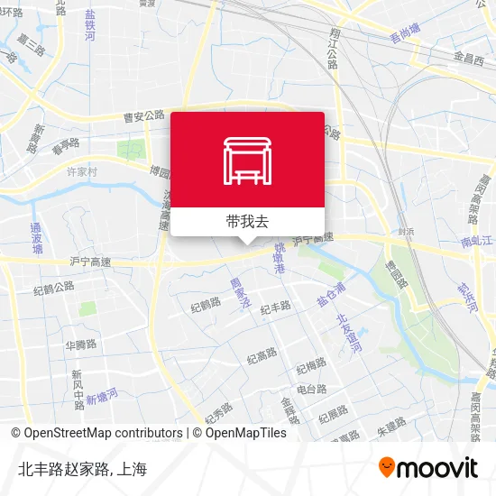 北丰路赵家路地图