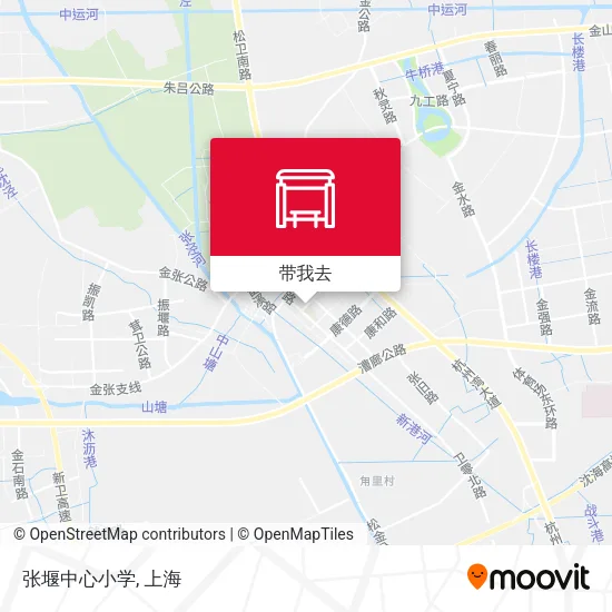 张堰中心小学地图