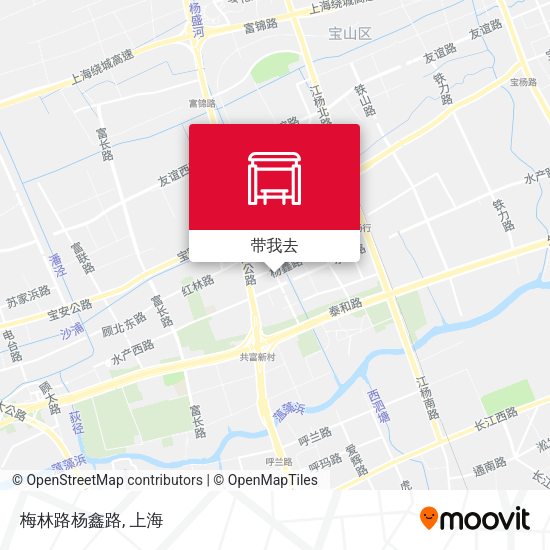 梅林路杨鑫路地图