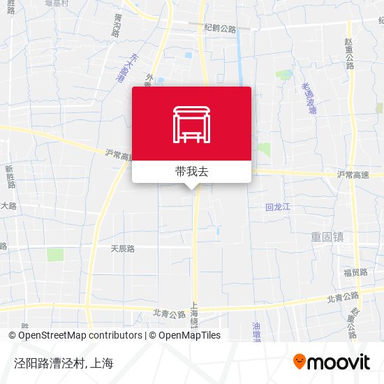 泾阳路漕泾村地图