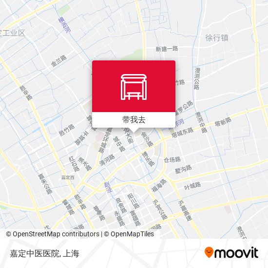 嘉定中医医院地图
