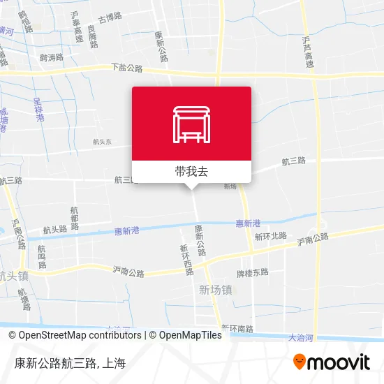 康新公路航三路地图