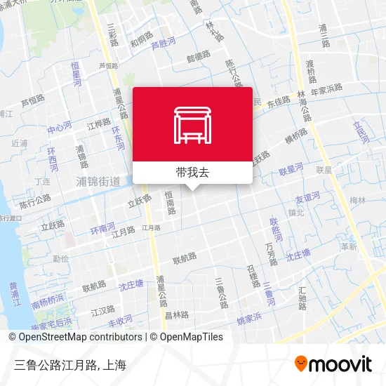 三鲁公路江月路地图