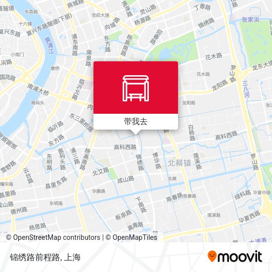 锦绣路前程路地图