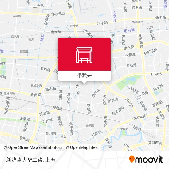 新沪路大华二路地图