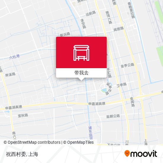 祝西村委地图