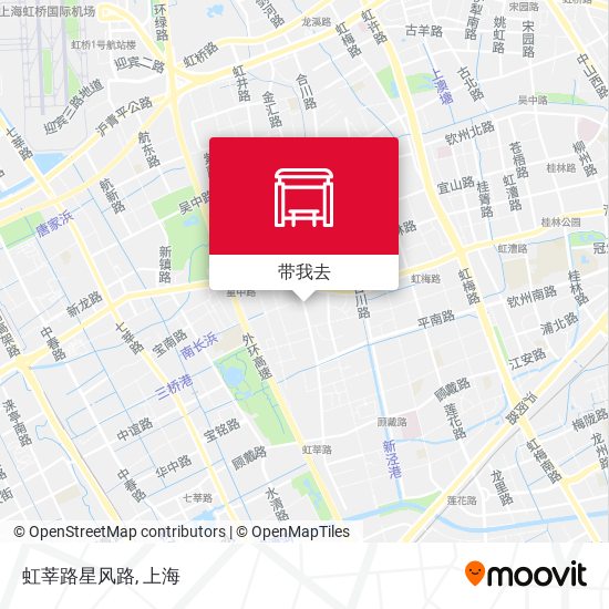 虹莘路星风路地图