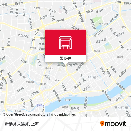 新港路大连路地图
