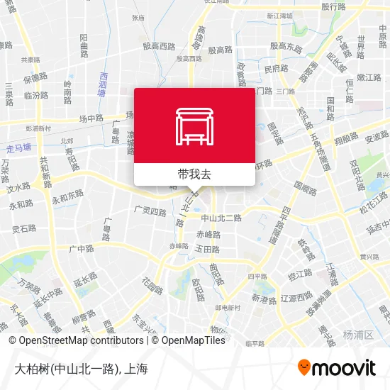 大柏树(中山北一路)地图