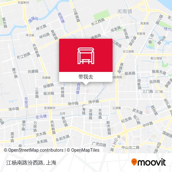 江杨南路汾西路地图