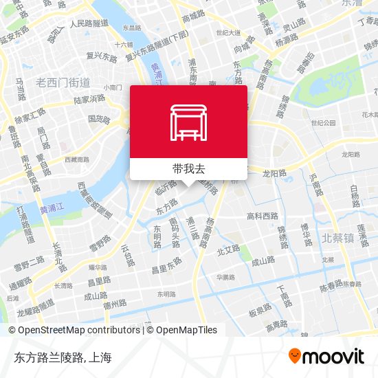 东方路兰陵路地图