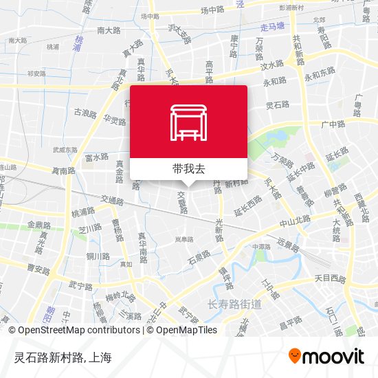 灵石路新村路地图