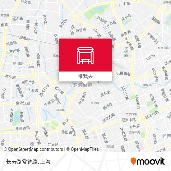 长寿路常德路地图