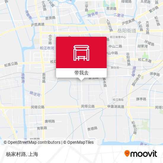 杨家村路地图