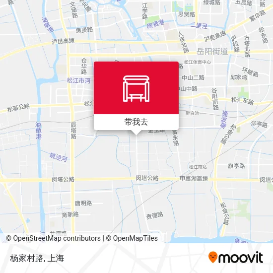 杨家村路地图
