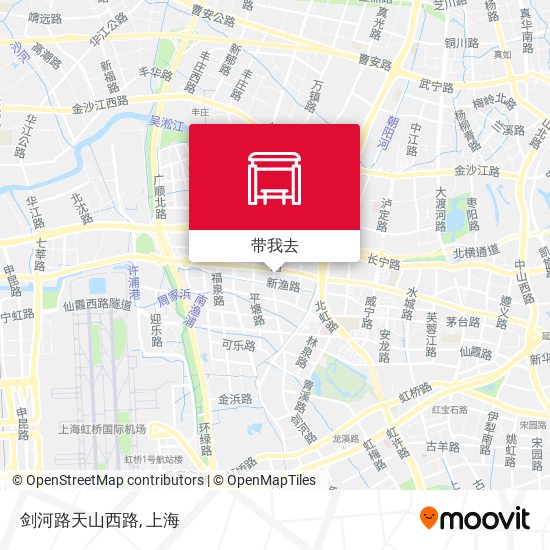 剑河路天山西路地图