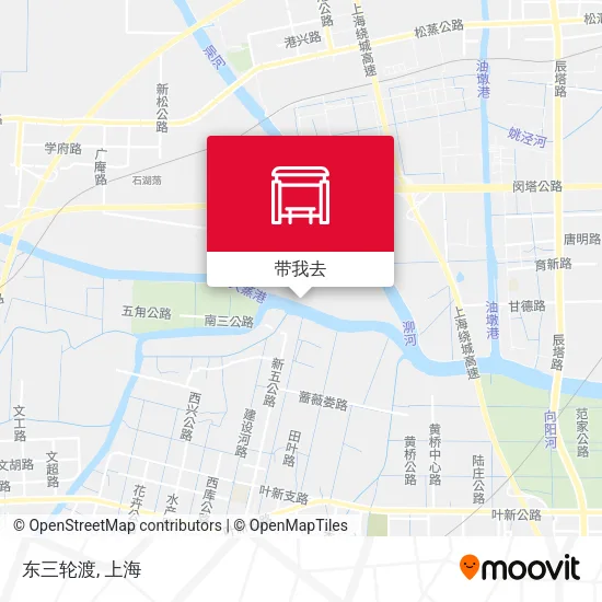 东三轮渡地图