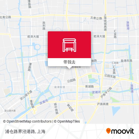 浦仓路界泾港路地图