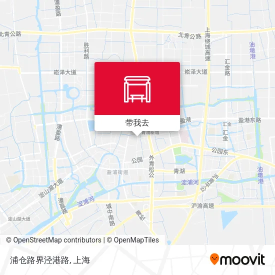 浦仓路界泾港路地图