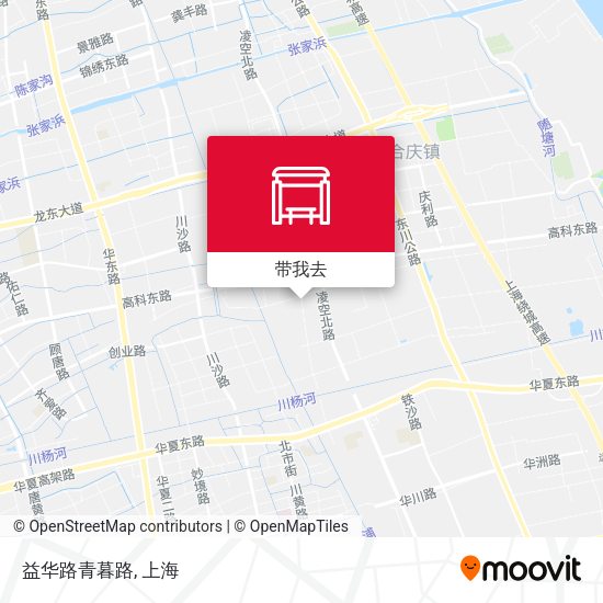 益华路青暮路地图