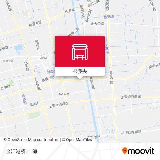 金汇港桥地图
