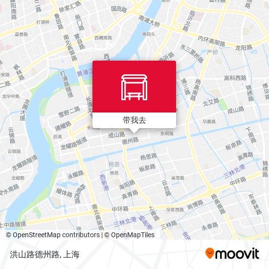 洪山路德州路地图
