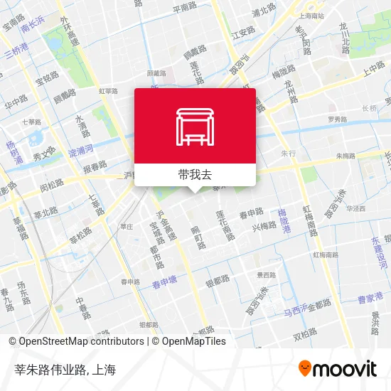 莘朱路伟业路地图