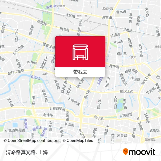 清峪路真光路地图